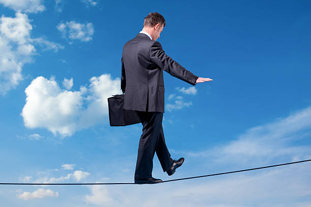 istock Businessman in the Sky 155357262