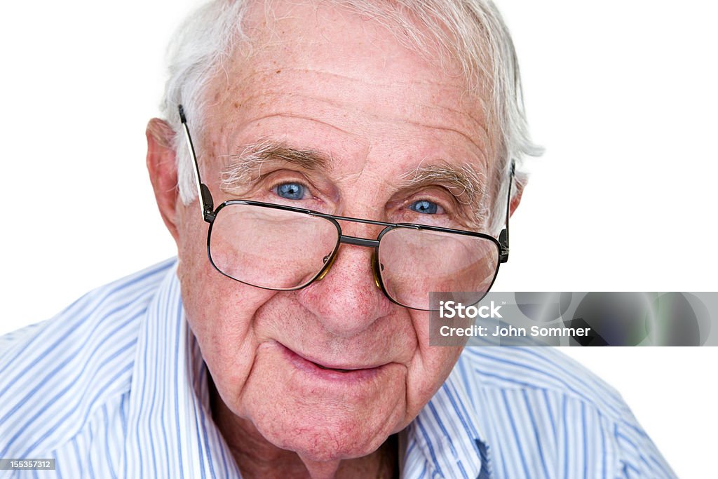 Sourire d'homme portant des lunettes - Photo de Adulte libre de droits
