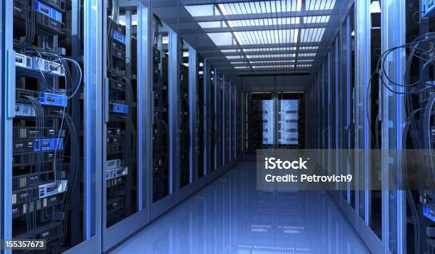 Infraestrutura De Rede - Fotografias de stock e mais imagens de Conexão - Conexão, Network, Cabo