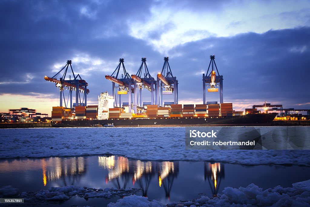 Hamburger Hafen - Lizenzfrei Hamburg Stock-Foto