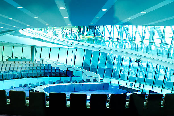 Meeting room in City Hall, London, UK.