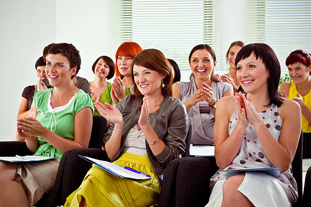 istock Group of women on a seminar 155358075