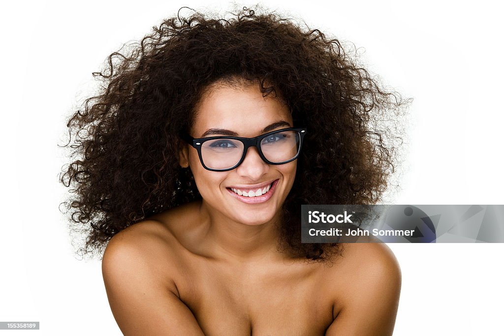 활기참 혼합됨 리우로 안경 쓴 여자 - 로열티 프리 16-17 살 스톡 사진