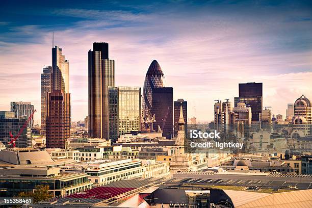 런던의 유명한 금융 지구 런던-잉글랜드에 대한 스톡 사진 및 기타 이미지 - 런던-잉글랜드, 공중 뷰, 브로드게이트