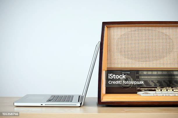 Online Radio Concept Stock Photo - Download Image Now - Radio, Listening, Podcasting