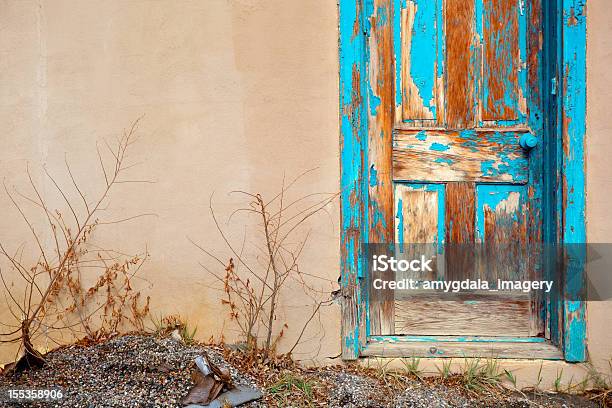 Blue Southwest Tür Stockfoto und mehr Bilder von Alt - Alt, Architektonisches Detail, Architektur
