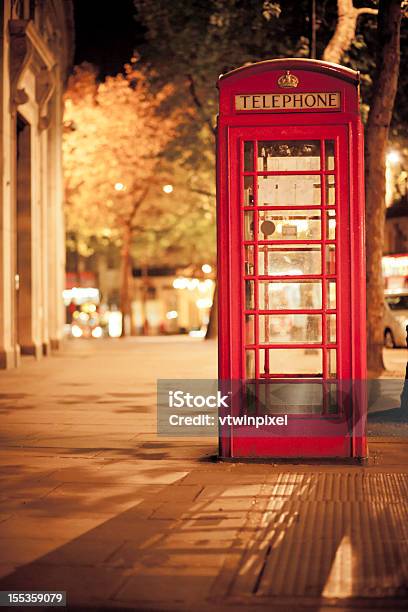 런던 야간에만 0명에 대한 스톡 사진 및 기타 이미지 - 0명, 공중전화 부스, 도시
