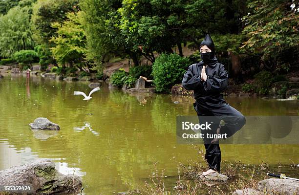 Peacefull Ninja - zdjęcia stockowe i więcej obrazów Ninja - Ninja, Woda, Azja