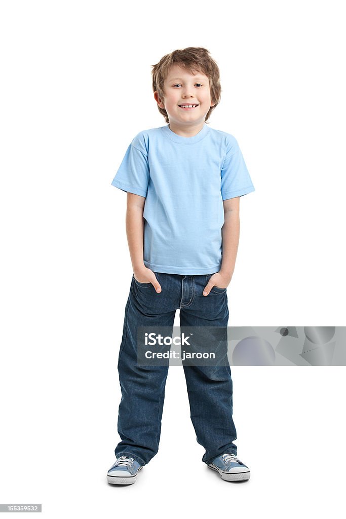 Pequeño niño feliz - Foto de stock de 8-9 años libre de derechos