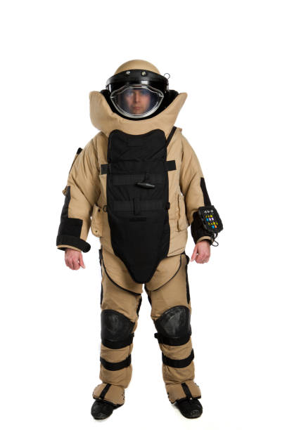 istock military soldier technician wears bomb suit 155359563