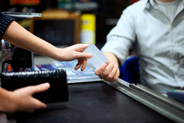 istock Paying credit card for purchases 155359872