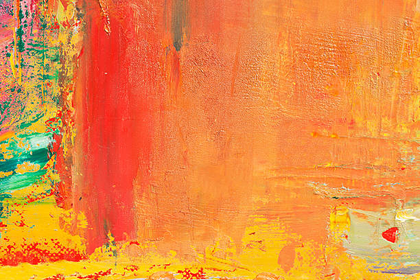 istock Abstract painted red  and green art backgrounds. 155359878
