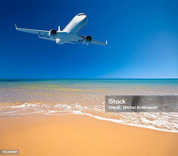 휴가 여행 비행기에 대한 스톡 사진 및 기타 이미지 - 비행기, 해변, 3차원 형태