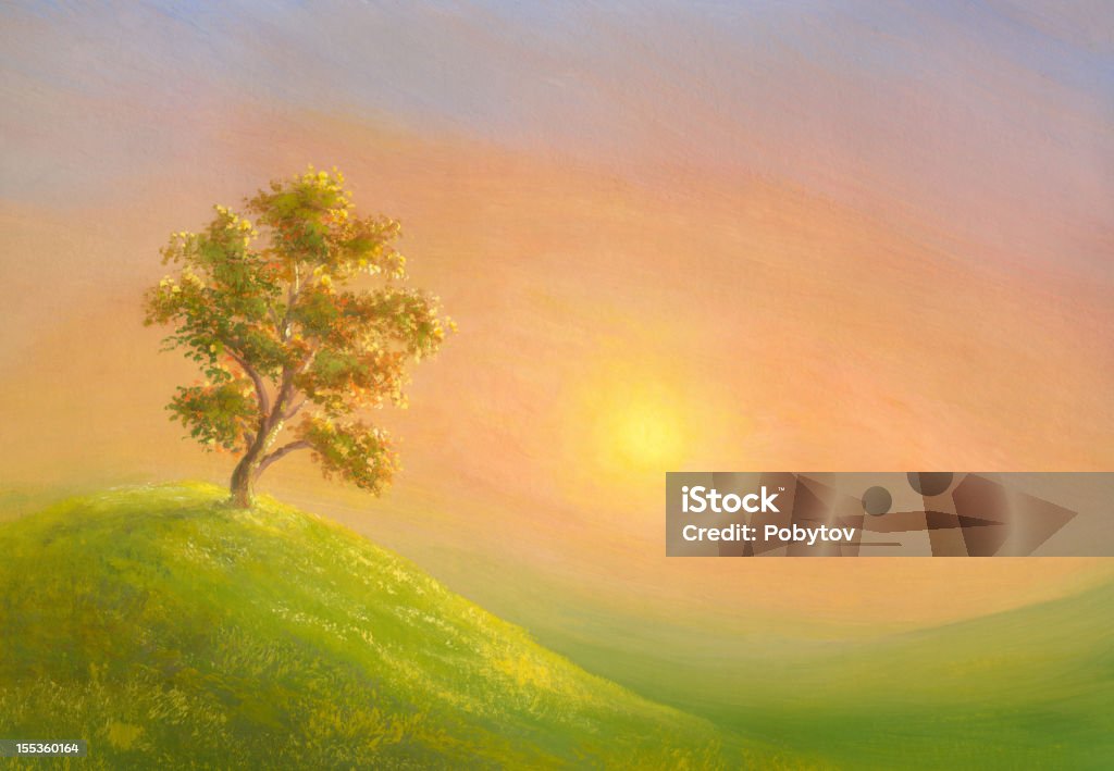 Sunny valley - Lizenzfrei Abstrakt Stock-Illustration
