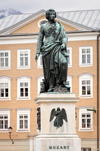 Statue of the classical composer Wolfgang Amadeus Mozart in Mozartplatz (Mozart Square) in Salzburg, Austria.\n\nThe statue was unveiled in 1842.\n\n[url=file_closeup?id=51985052][img]/file_thumbview/51985052/2[/img][/url] [url=file_closeup?id=25086392][img]/file_thumbview/25086392/2[/img][/url] [url=file_closeup?id=19396058][img]/file_thumbview/19396058/2[/img][/url] [url=file_closeup?id=19237503][img]/file_thumbview/19237503/2[/img][/url] [url=file_closeup?id=19086119][img]/file_thumbview/19086119/2[/img][/url] [url=file_closeup?id=19350365][img]/file_thumbview/19350365/2[/img][/url] [url=file_closeup?id=19452473][img]/file_thumbview/19452473/2[/img][/url] [url=file_closeup?id=48391386][img]/file_thumbview/48391386/2[/img][/url] [url=file_closeup?id=12291276][img]/file_thumbview/12291276/2[/img][/url]