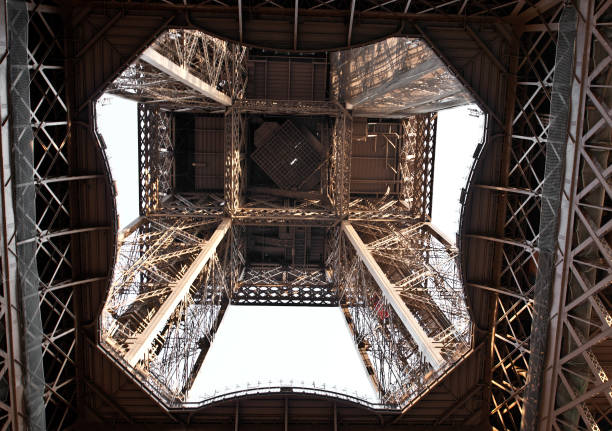 istock Upward View of Eiffel Tower 155360727