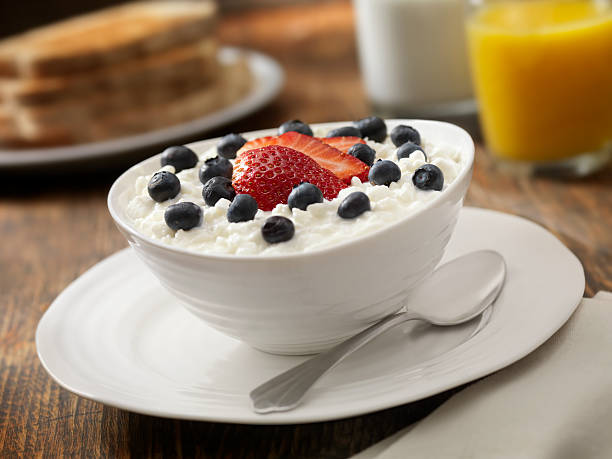 istock Cottage Cheese with Fresh Fruit 155360852