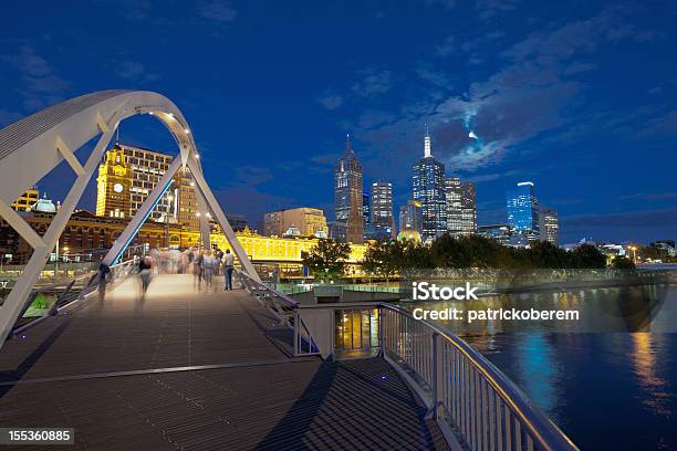 Foto de Melbourne e mais fotos de stock de Austrália - Austrália, Cidade, Distrito financeiro