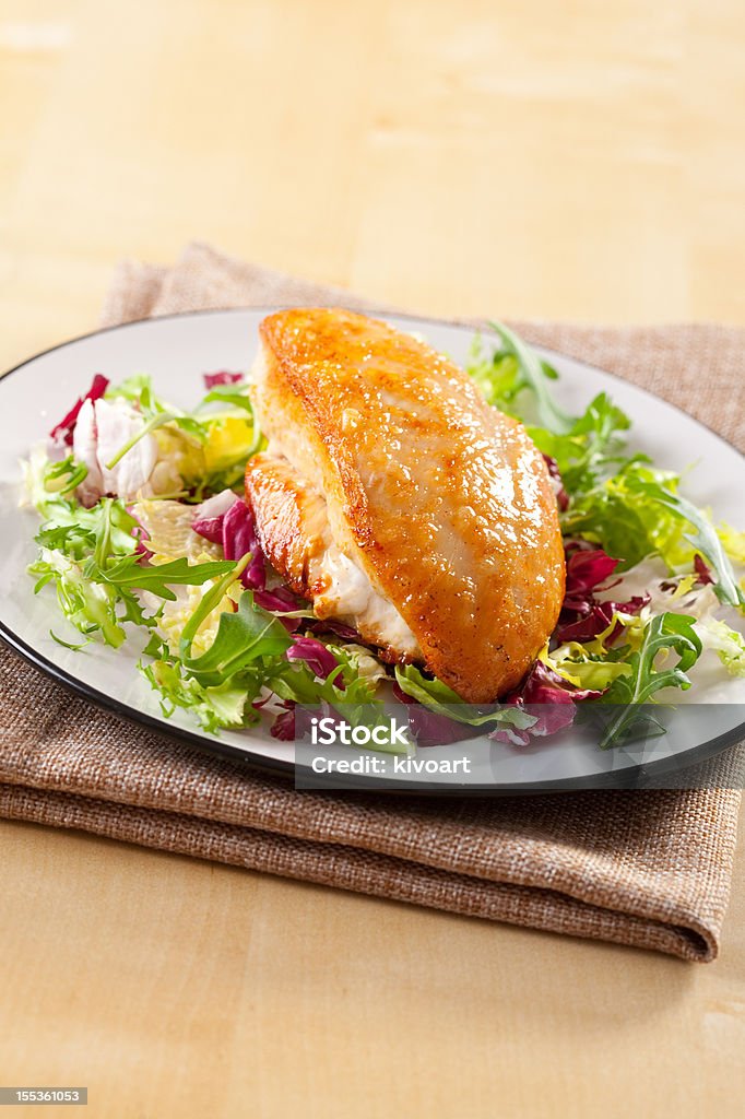 Petto di pollo arrosto - Foto stock royalty-free di Alimentazione sana
