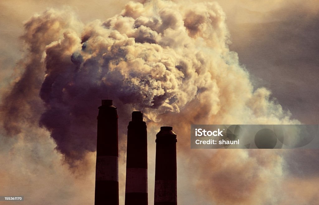 Smokestack - Foto stock royalty-free di Inquinamento