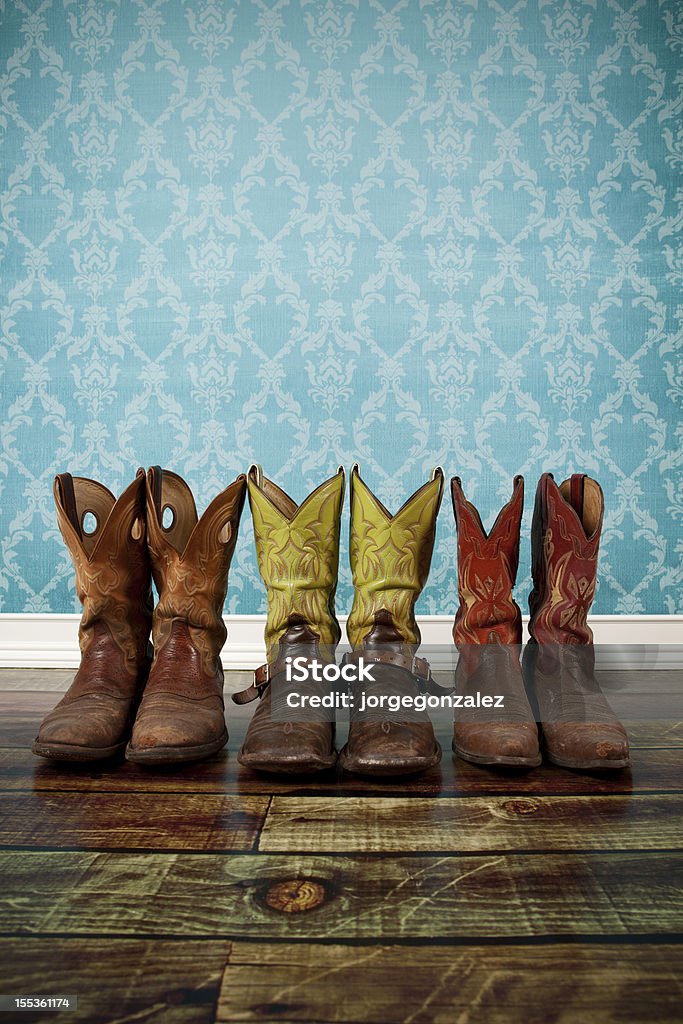 Ковбойские ботинки - Стоковые фото Ковбойский сапог роялти-фри