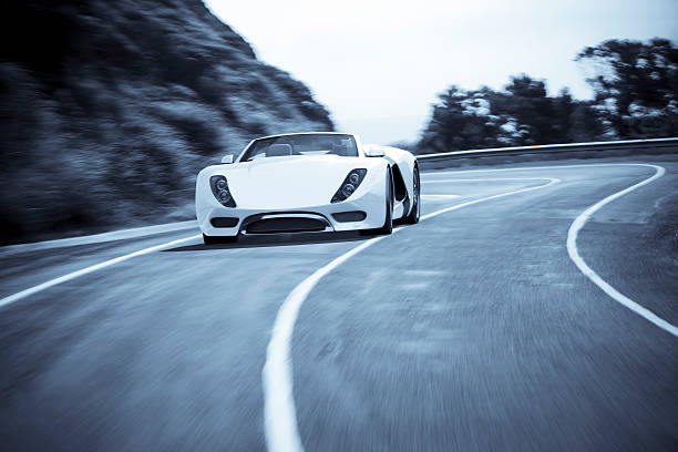 istock Sports Car on a Coastal Road 155361897