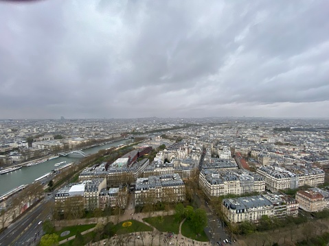 Raining View over Paris