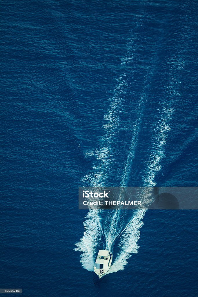 Beschleunigung Boote, Luftaufnahme - Lizenzfrei Luftaufnahme Stock-Foto