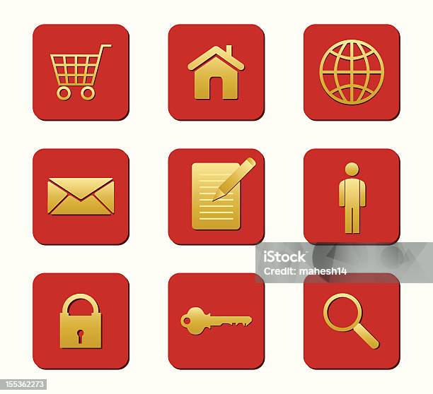 Vetores de Conjunto De Ícones Web Em Alto Relevo e mais imagens de Assistência - Assistência, Carrinho de compras, Carta - Documento