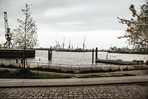 Port of Hamburg - Stock Photo