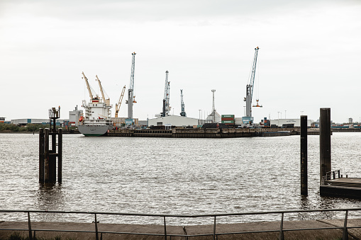 Port of Hamburg - Stock Photo