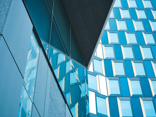 istock Full frame shot of modern building 1553648747