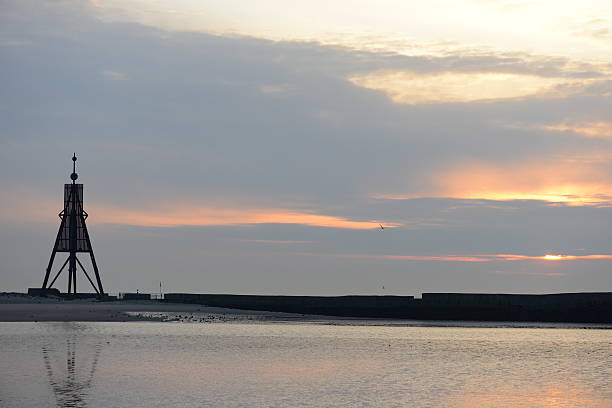 The Kugelbarke near Cuxhaven Germany stock photo