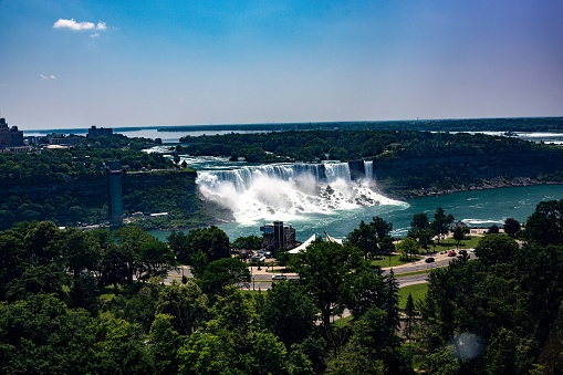 The canadian view of the Niagara Falls