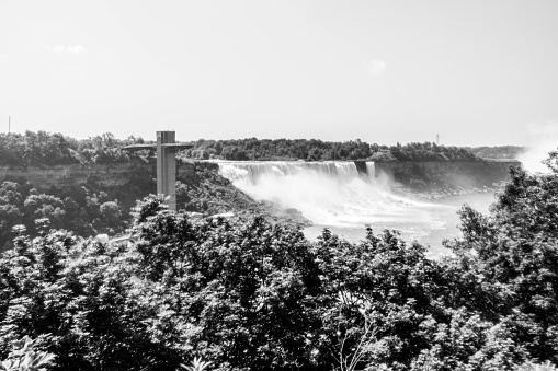 American falls from Canada