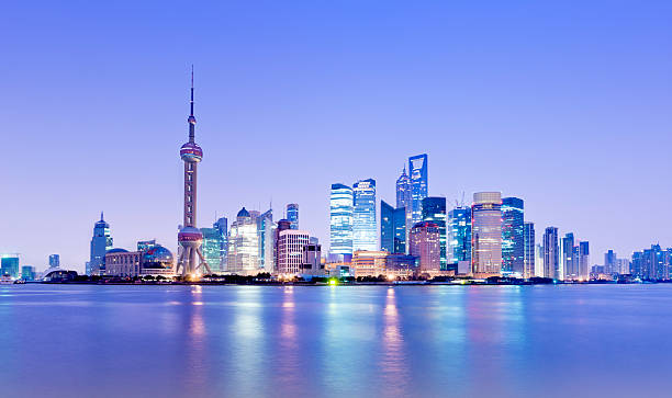 istock Shanghai City Skyline in China 155368397