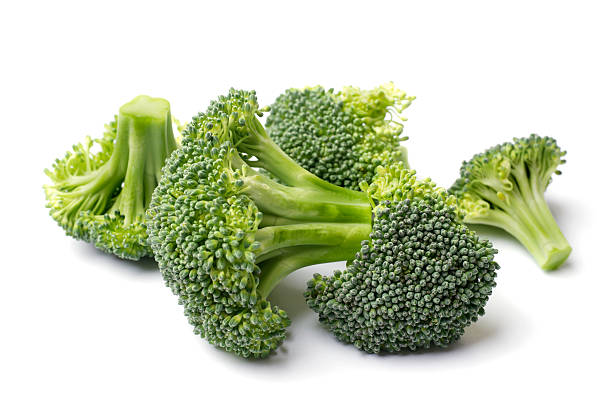 Broccoli Isolated on White stock photo
