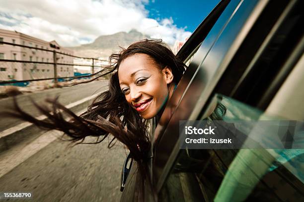 Enjoying A Car Ride Stock Photo - Download Image Now - Car, Window, Wind