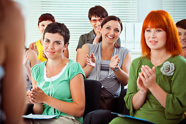 istock Group of women on a seminar 155368815