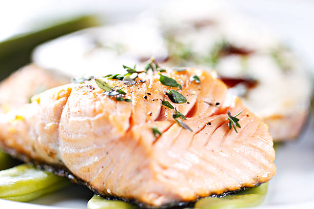 istock Fillet of Salmon. 155368841