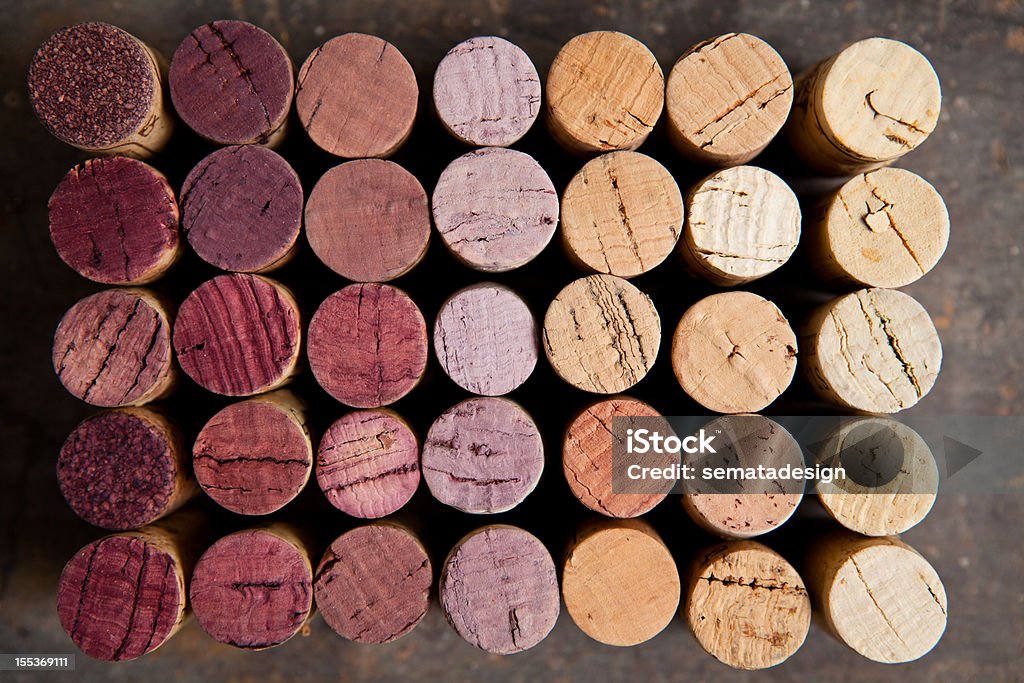 Rolhas de vinho - Foto de stock de Antigo royalty-free