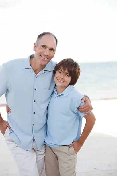 Photo of Father & Son on the Beach