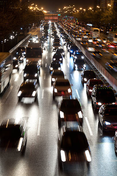 embouteillage dans les transports temps - donchangan jie photos et images de collection