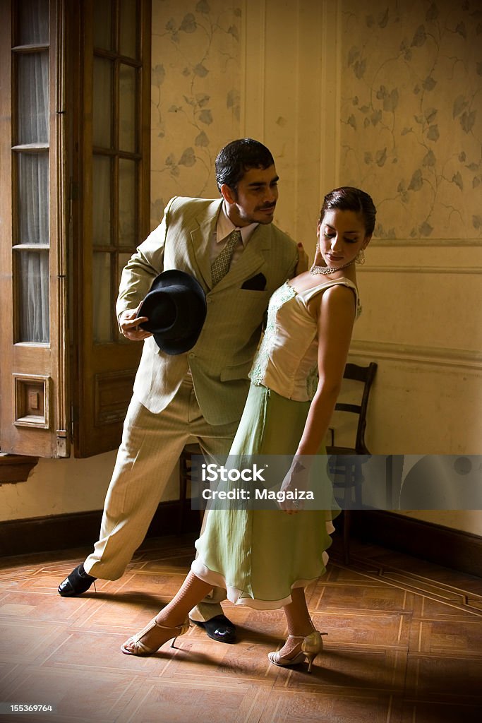 Ballerini di Tango - Foto stock royalty-free di Adulto