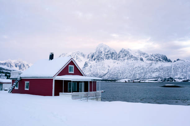 istock Red House Lofoten Islands Norway 155370260