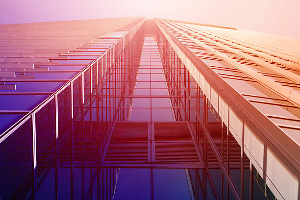 istock Miami Downtown, Skyscraper Buildings, Architecture Sun Flare 155370342