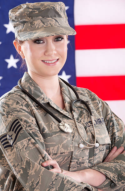 istock U S Airwoman Portrait 155370463