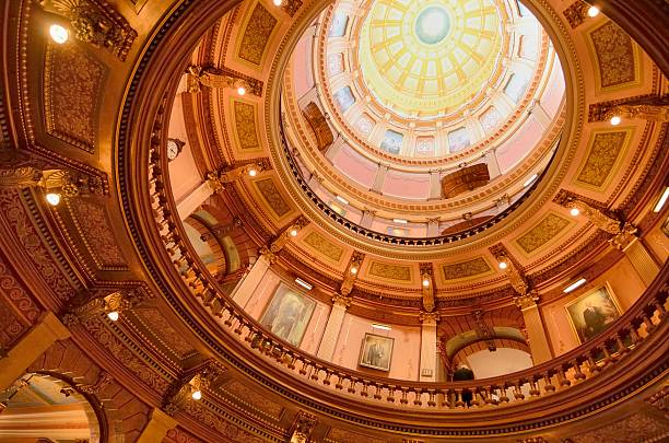 istock Capitol Dome, Lansing Michigan 155370488