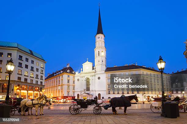 Viena Áustria - Fotografias de stock e mais imagens de Viena - Viena, Áustria, Michaelerplatz