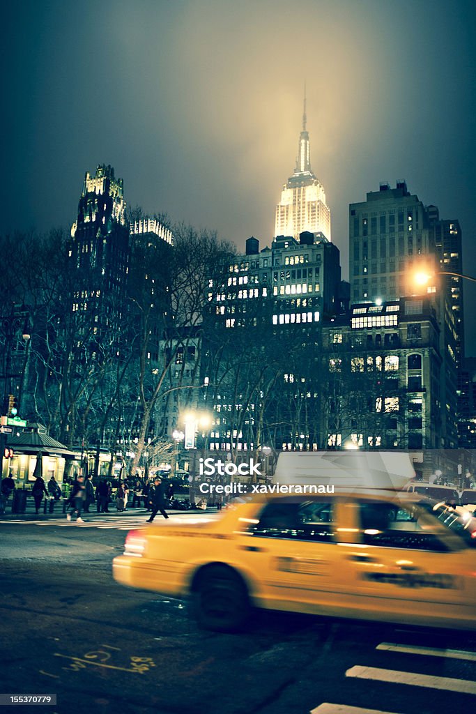 Taxi rush en prévision des mauvais jours - Photo de New York City libre de droits